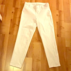 Faded Glory White Ankle Crop Jegging Size S
